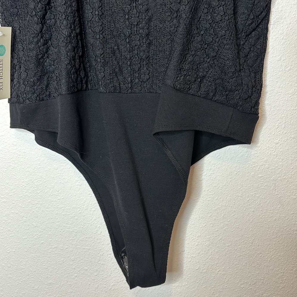 August Mist size 2X black lace body suit - Picture 7 of 9